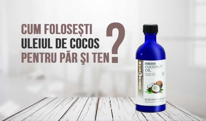 Cum folosești uleiul de cocos pentru păr şi ten