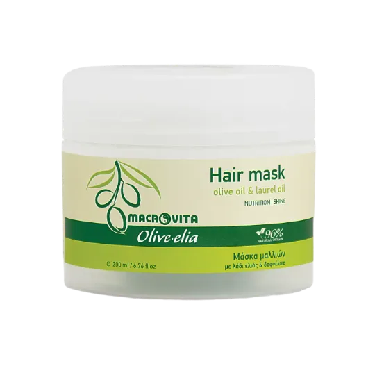 Mască de Păr cu Ulei de Măsline Nutritivă și Reconstructivă 200 ml